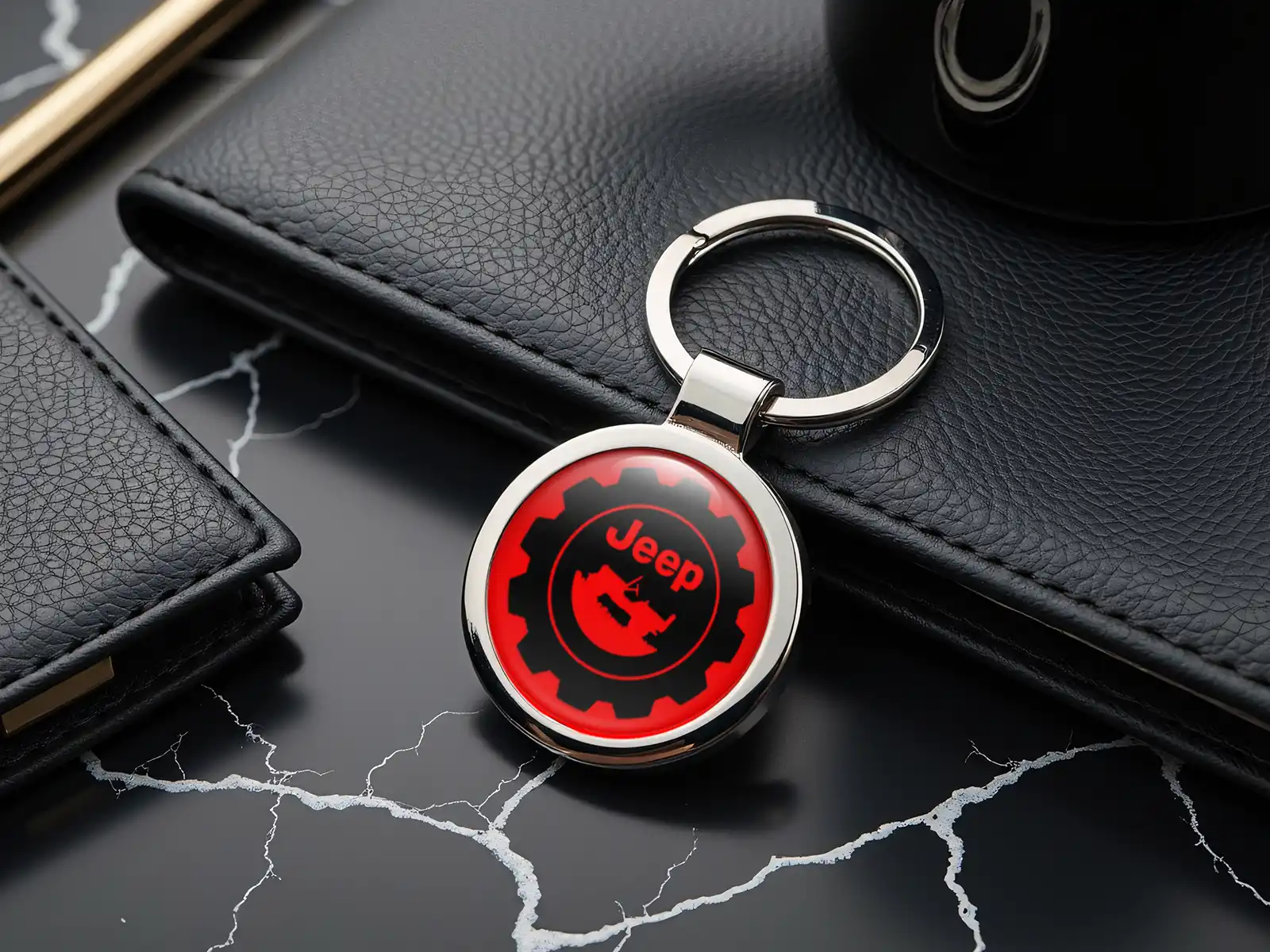 Jeep Anello Metallo Edizione Premium in Acciaio Inox